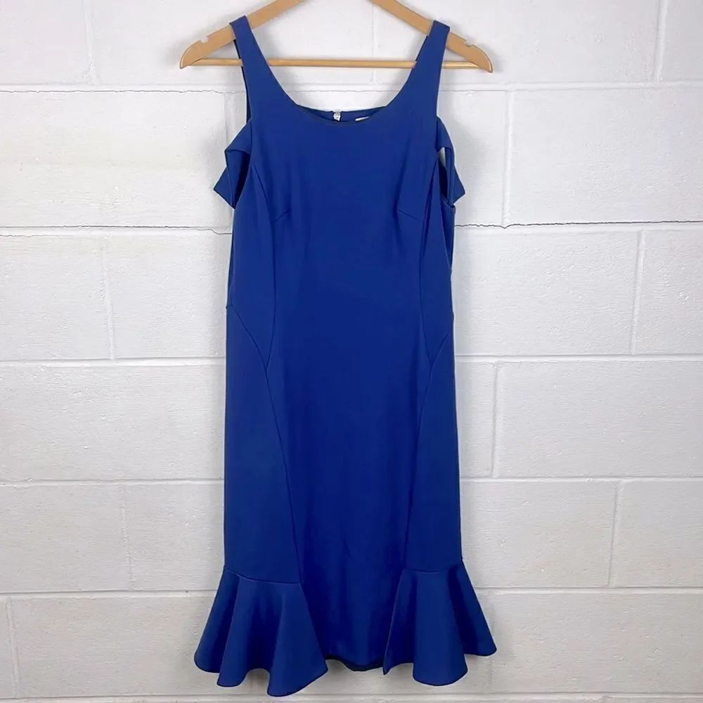 Rebecca Taylor Ponte knit off shoulder dress